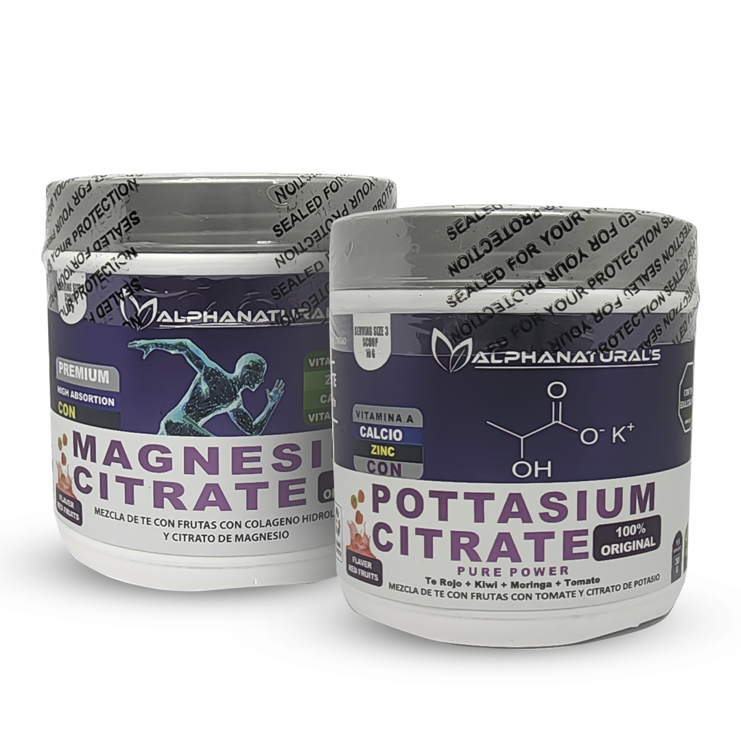 Combo Citratos Magnesio + Potasio alpha